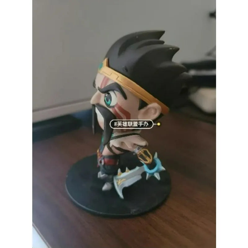 Original LOL League of Legends Glory Executioner Draven Q Version Anime Movable Doll Collection Ornament Model Toy Gift