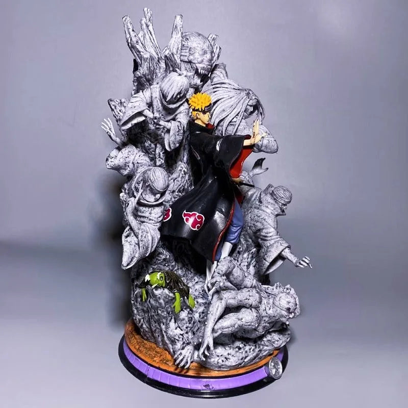 2026 New Naruto Anime Figure Akatsuki Pain Gk Figurine Pvc Statue Model Doll Desktop Ornament Collectible Desk Decora Toys Kid