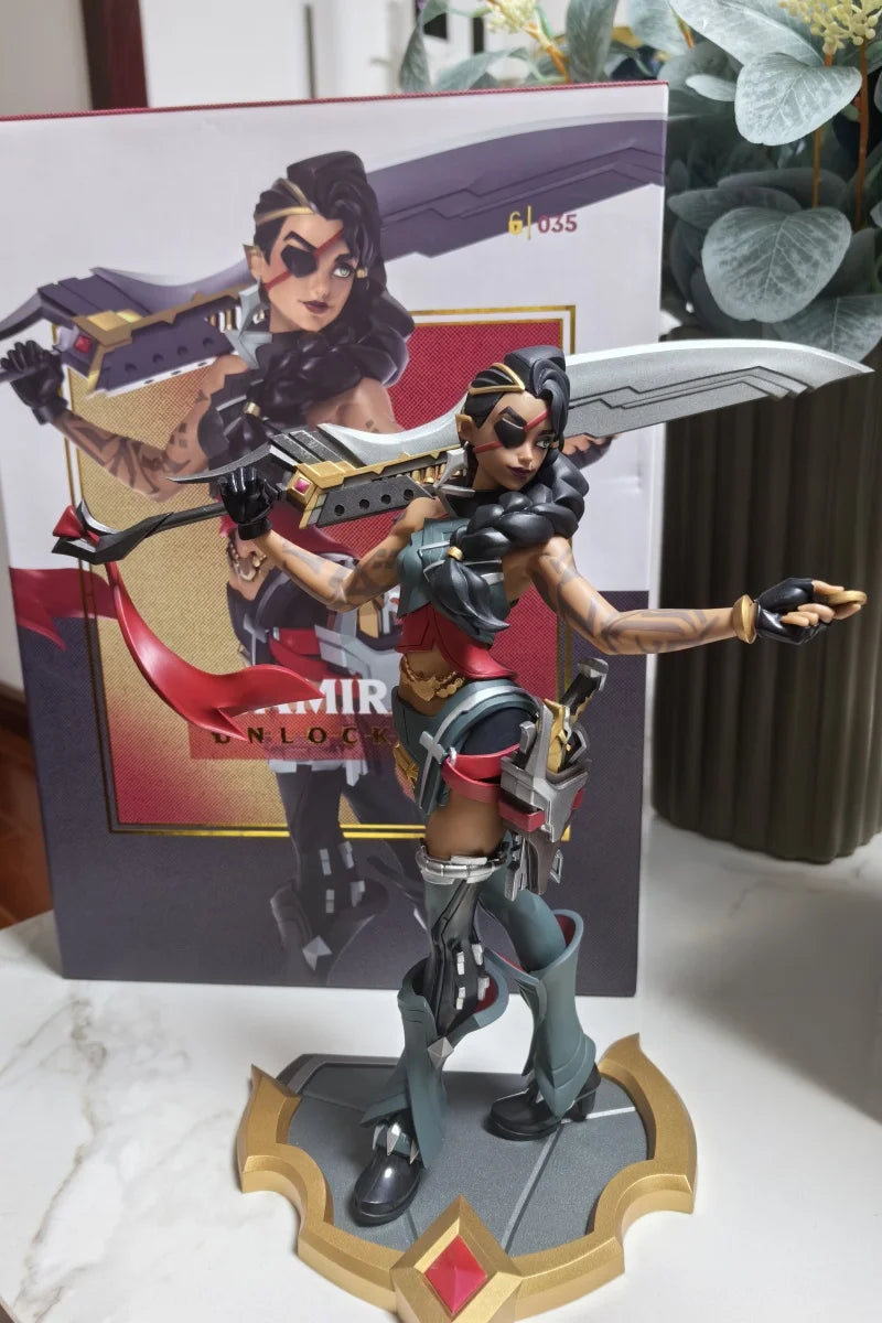 League Of Legends Game Figure The Piltover Enforcer Vi Jinx Medium Sculpture Action Figure Model Car Decor Collectible Gift Toys