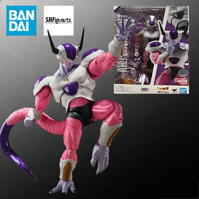 Special Offer on Sale Bandai Original MODEL KIT S.H.Figuarts Dragon Ball Z Full Power Frieza Anime Action Figure  Model Toys