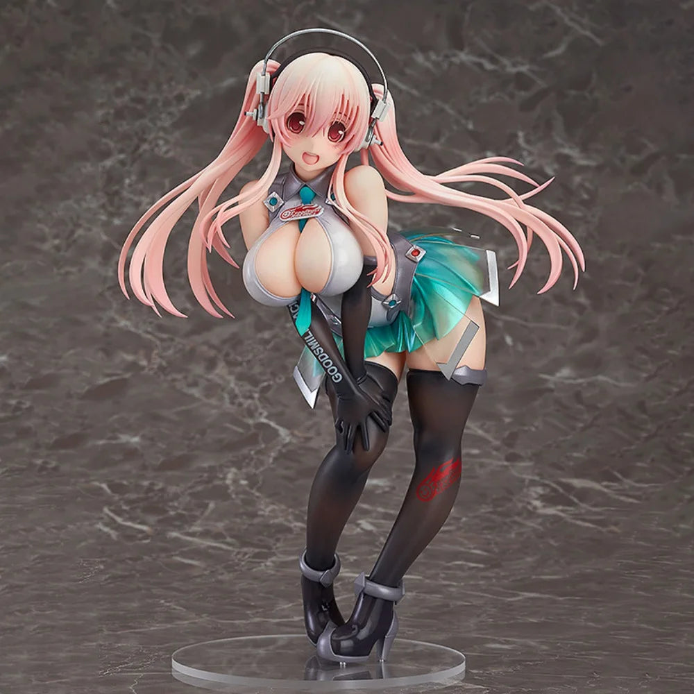 In Stock Max Factory Original Genuine SoniAni: Super Sonico The Animation Sonico 1/7 Racing 22cm Collections Model Toy Figures