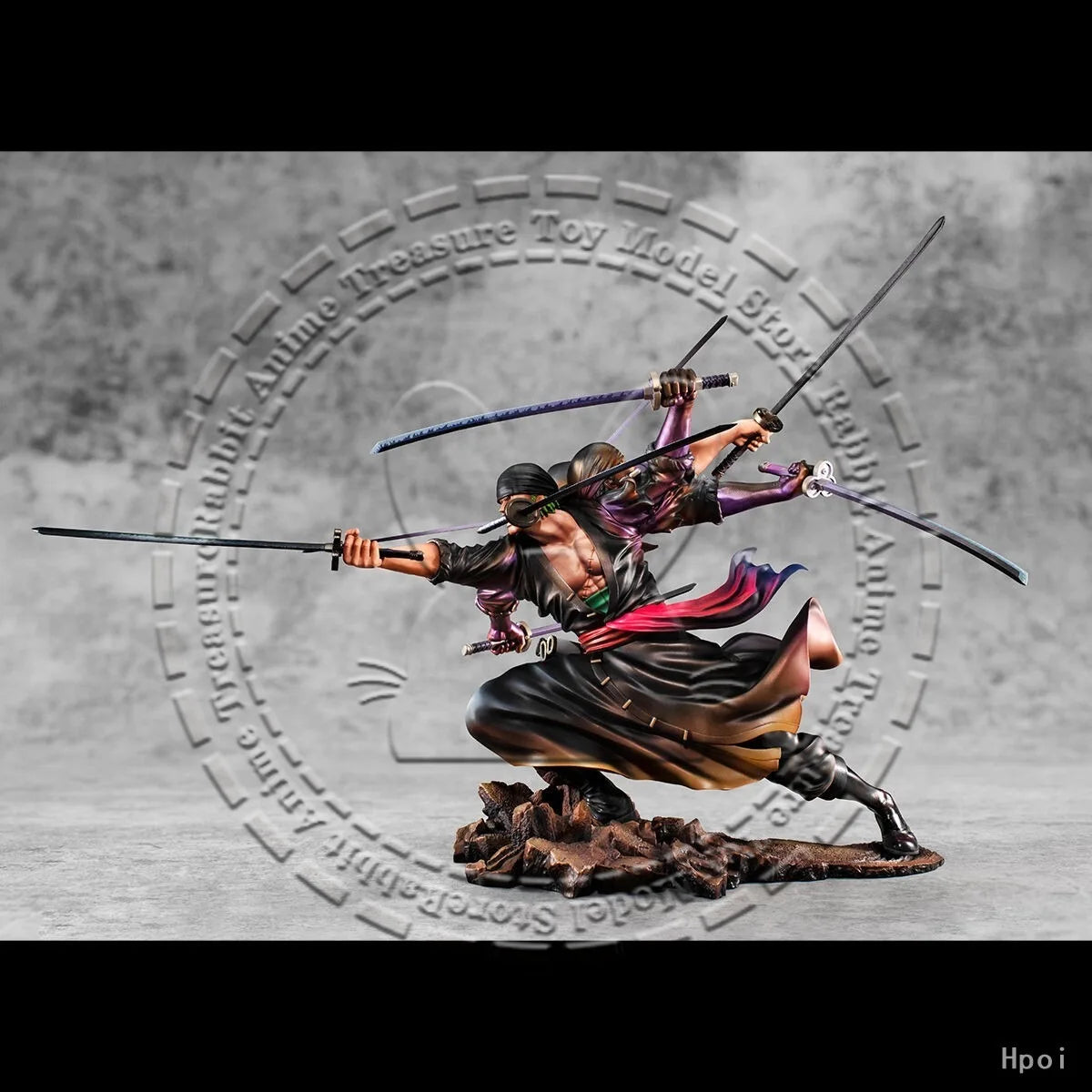 In Stock Original Genuine MegaHouse POP One Piece Roronoa Zoro WA-MAXIMUM Oni Ki Kitōryū Asura PVC Statue Collectible Figure