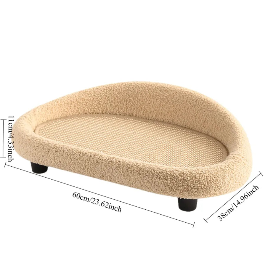 1pc Modern Style Cat Scratcher Indoor All-in-one Cat Bed Wear-resistant and Scratch-resistant 2-in-1 Cat Scratch Board Bed
