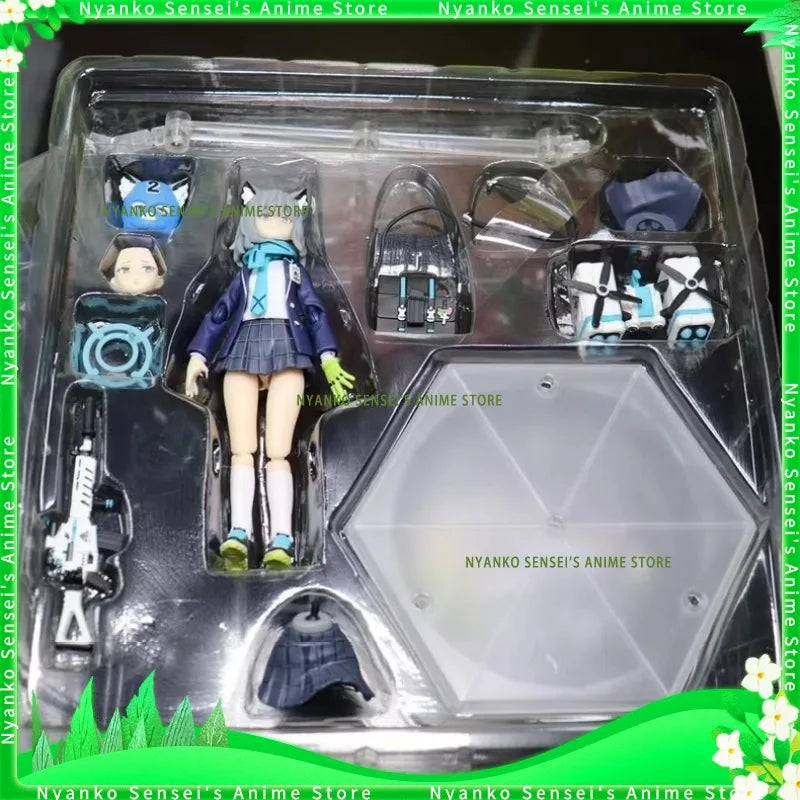 Auf Lager: Blue Archive Sunaookami Shiroko Figma 14,5 cm KO Ver. Actionfigur, Anime-Modell, Spielzeugpuppe, Dekoration, Sammlerstück