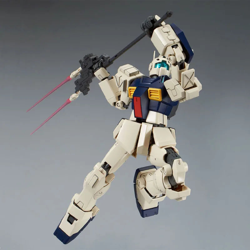 Bandai Original MG GM II Half Striker Type RMS-179 1/100 Anime Action Figure Assembly Model Toys Gifts For Children GUNDAM