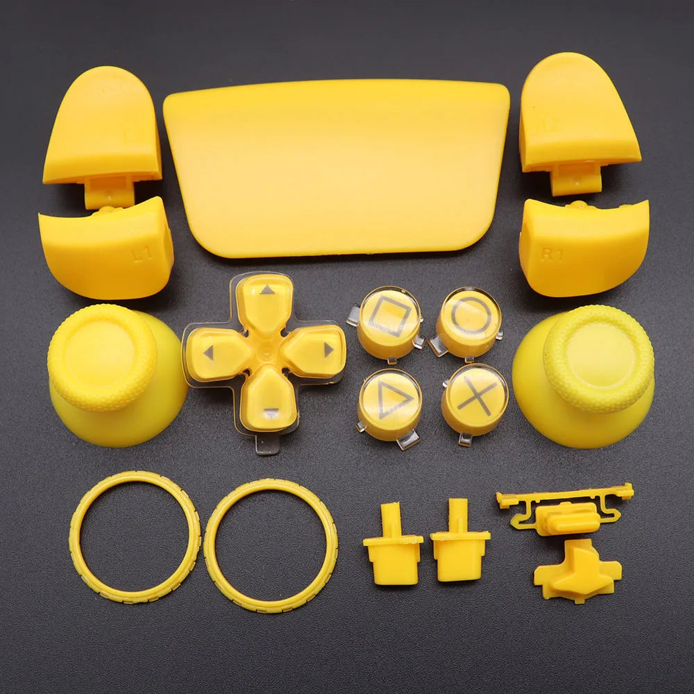 Ersatztasten-Set D-Pad L1 R1 L2 R2 Trigger-Taste Schlüssel-Akzentring für PS5 V3 3.0 BDM-030 Controller