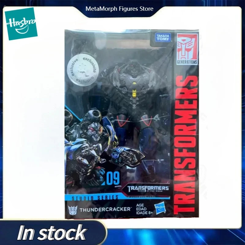 Original Hasbro Transformers Toy SS Studio Series SS09 SS-09 THUNDERCRACKER Anime Figure Toy Collection Gift