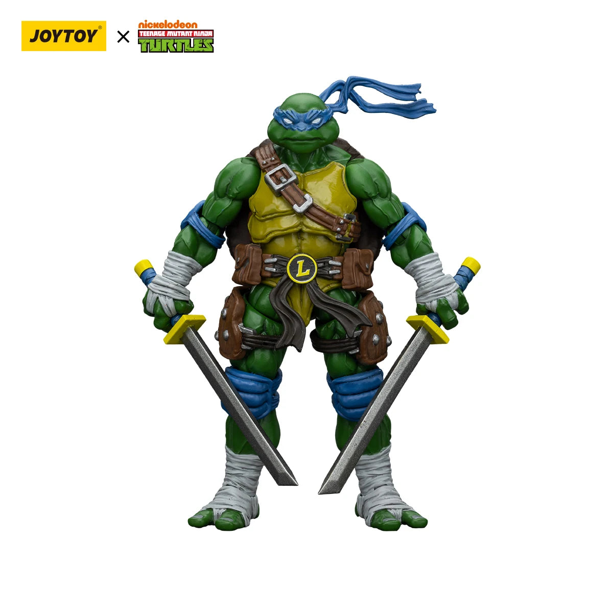 [НАЛИЧНОСТ]JOYTOY TMNT Фигури Микеланджело, Донатело, Леонардо и Рафаел, 4 бр., 1/18 Аниме, Военен модел
