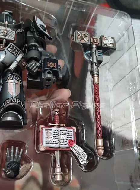 【SF】JOYTOY Warhammer 40K 1/18 Action Figure GREYKNIGHTS TERMINATOR CADDON VIBOVA Model Toys Gifts Collection Ornaments