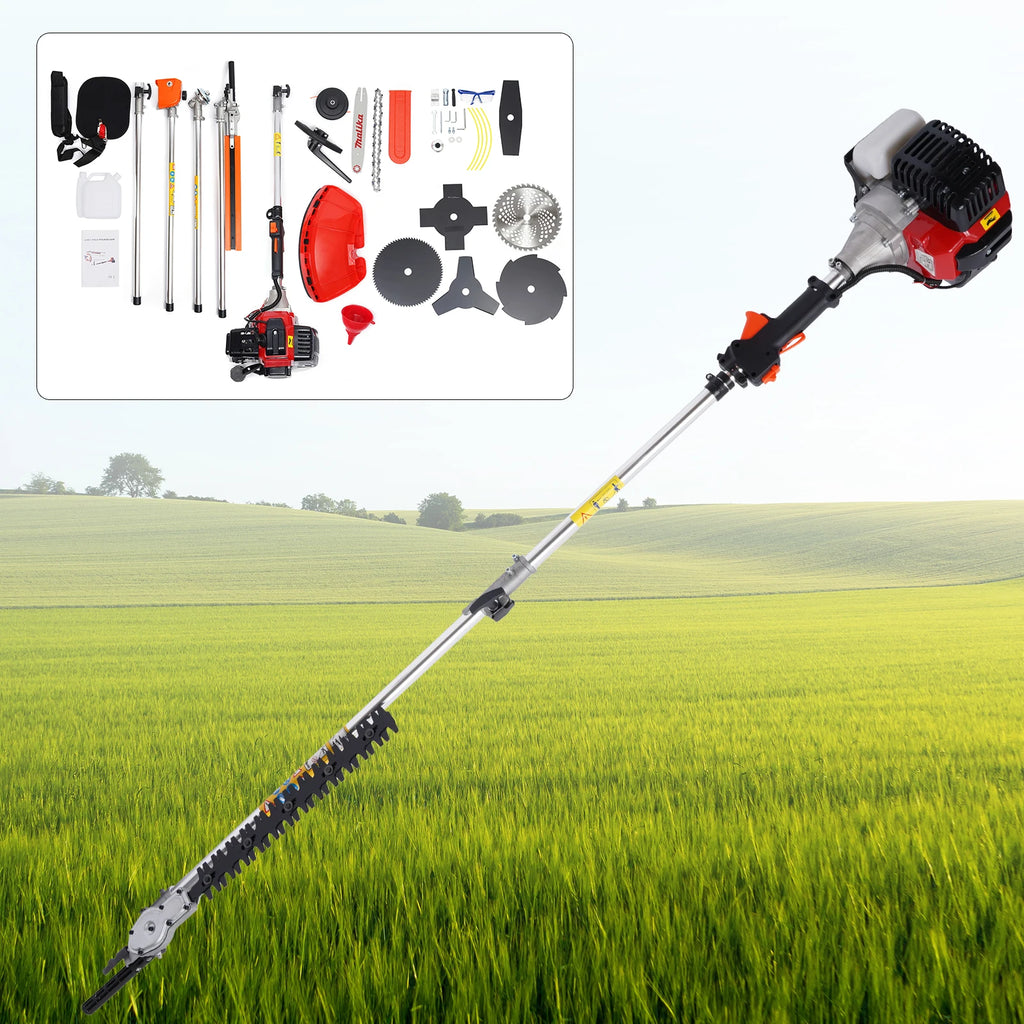 Trimmer Freischneider 52cc 2-Takt Gras Wacker Unkrautfresser Rasenmäher Gas Power