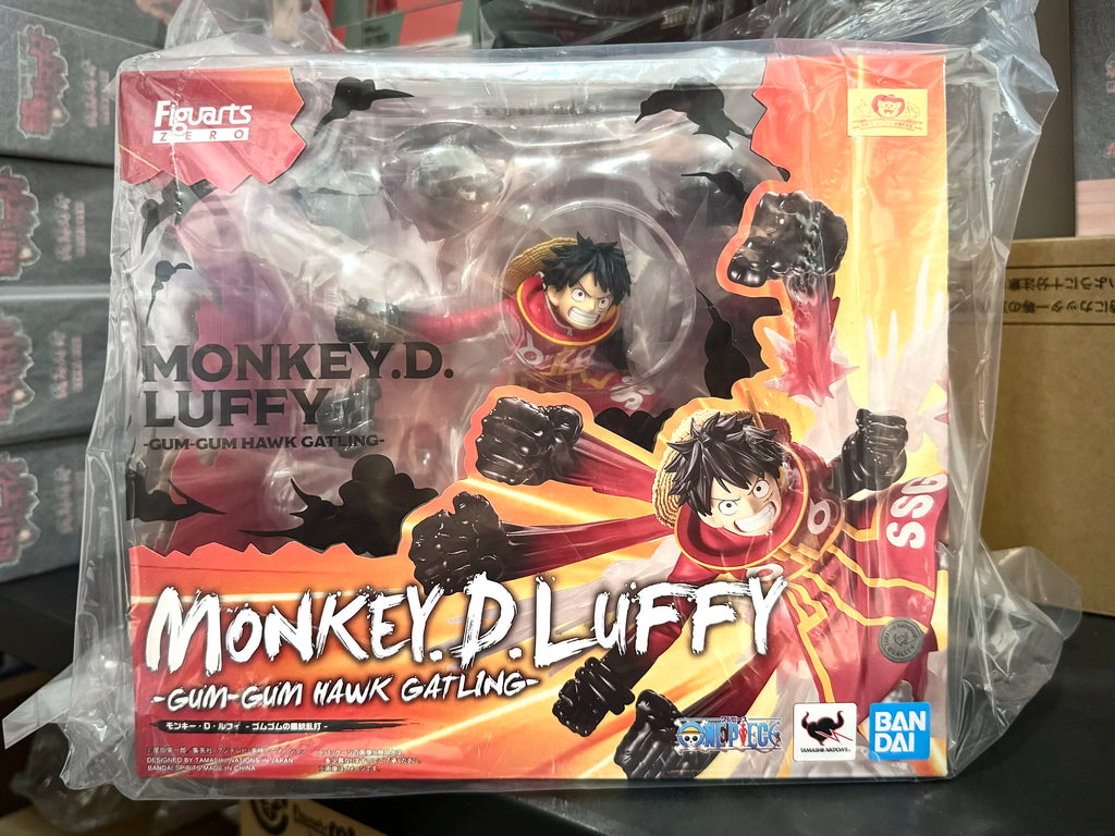 Bandai One Piece Luffy Gum Hawk Gatling Action Figure - Extra Battle Collectible Toy for Boys Anime Figuarts ZERO Handmade