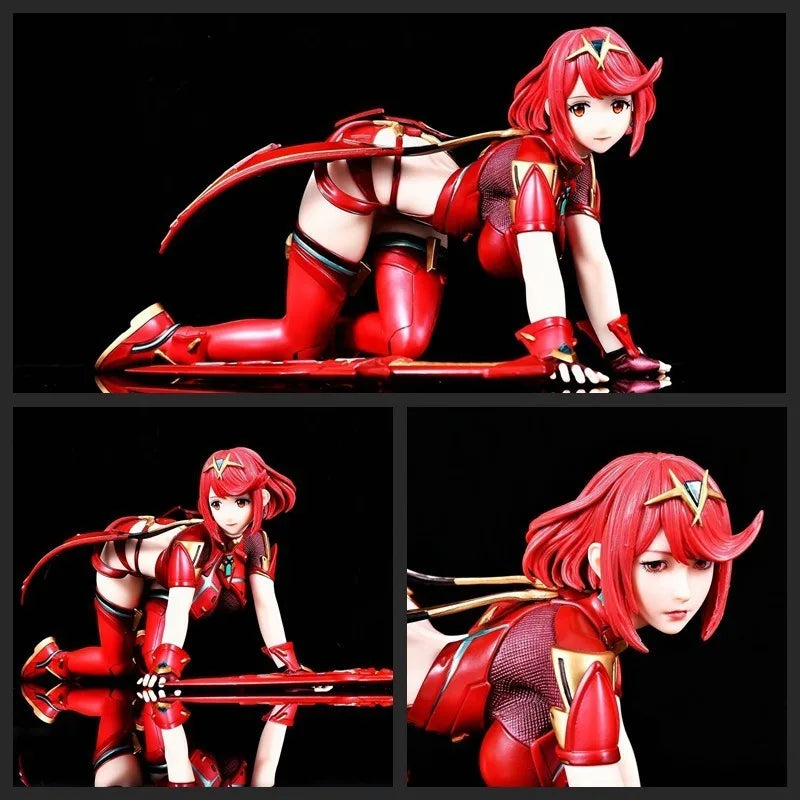 New Xenoblade Chronicles Anime Figure Xenoblade 2 Pyra Figurine Homura Figure Statue Model Desk Collection Birthday Gifts Toys