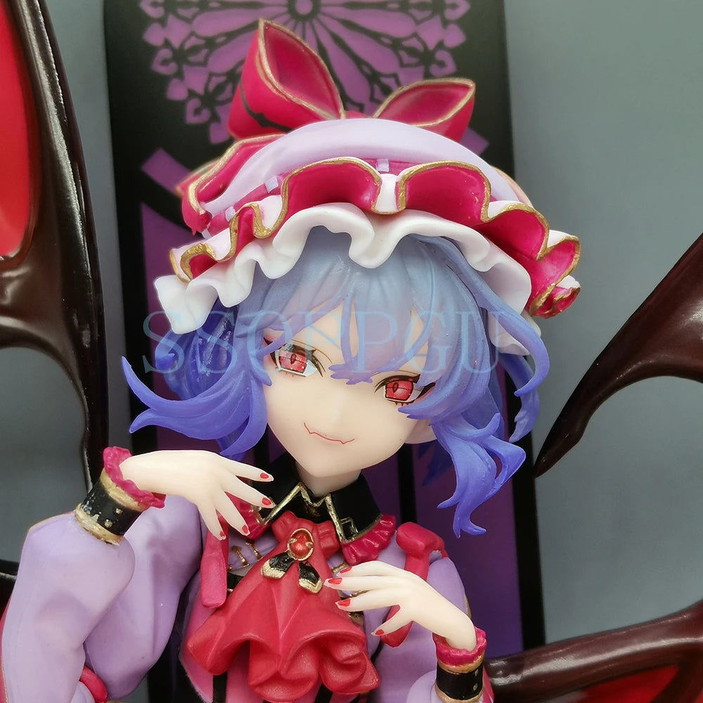Alter Touhou Project Figur Flandre Scarlet Remilia Scarlet Anime Mädchen PVC Actionfigur Spielzeug Statue Sammlerstück für Erwachsene Modell Puppe