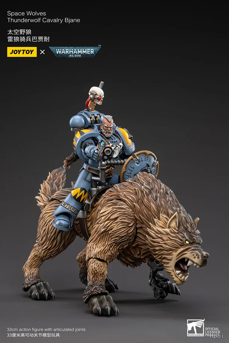 Original in Stock JOYTOY Space Wolves Thunderwolf Cavalry Bjane 1/18 Figures Model Toys Gifts Collection Ornaments