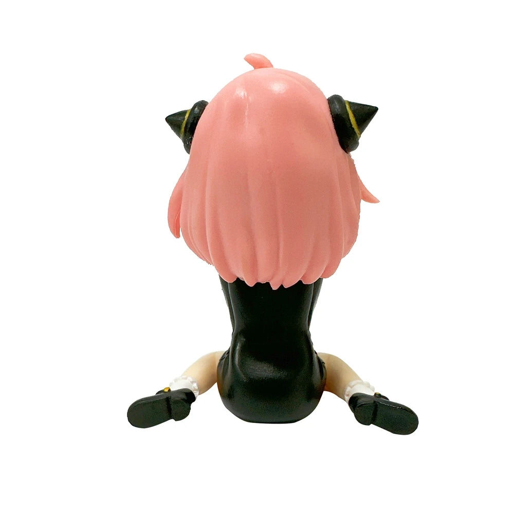 9CM Anime Spy × Family Anya Forger Figure Noodle Stopper Figure Model Toy Doll Aciton Figure PVC Desktop Car Decorations