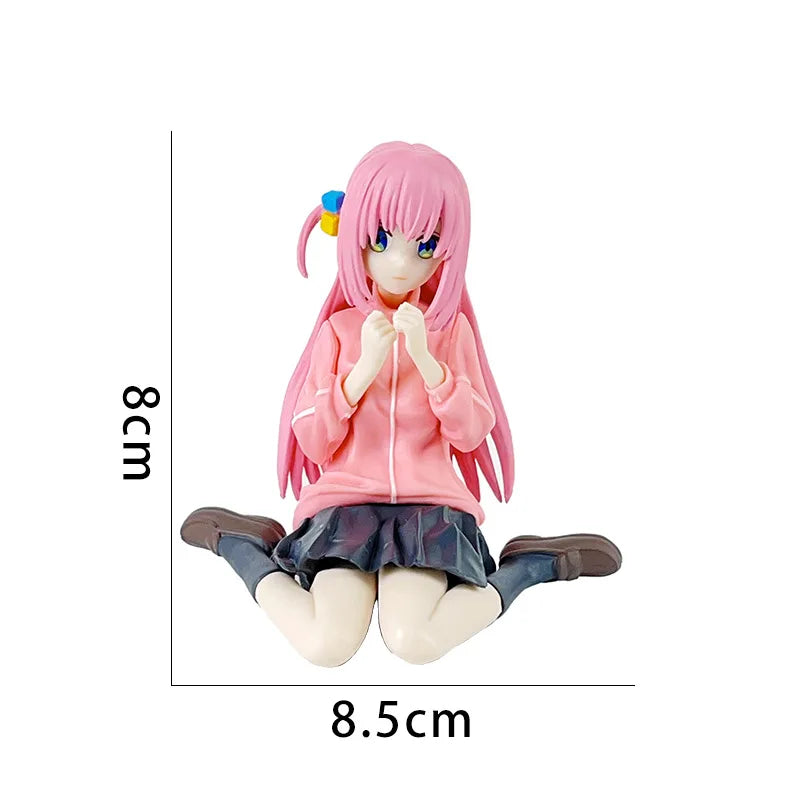 16cm BOCCHI THE ROCK! Anime Figure Gotoh Hitori Action Figure Guitarist Girl Figure Desktop×Decorate Collections Model Doll Toys
