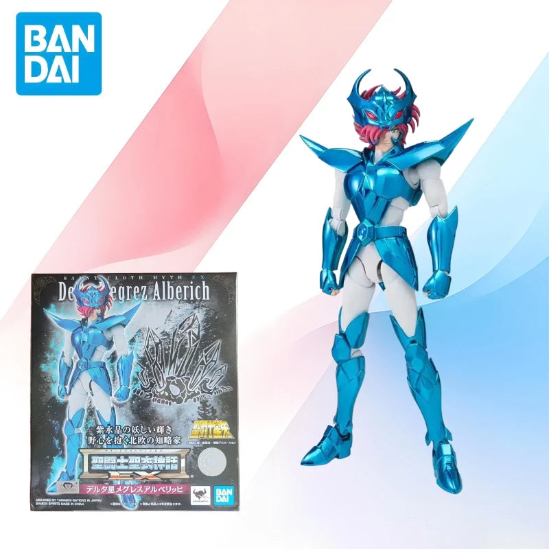 In Stock BANDAI Saint Seiya Saint Cloth Myth EX Delta McGrath Alberich 18cm Anime Character Figure Toy