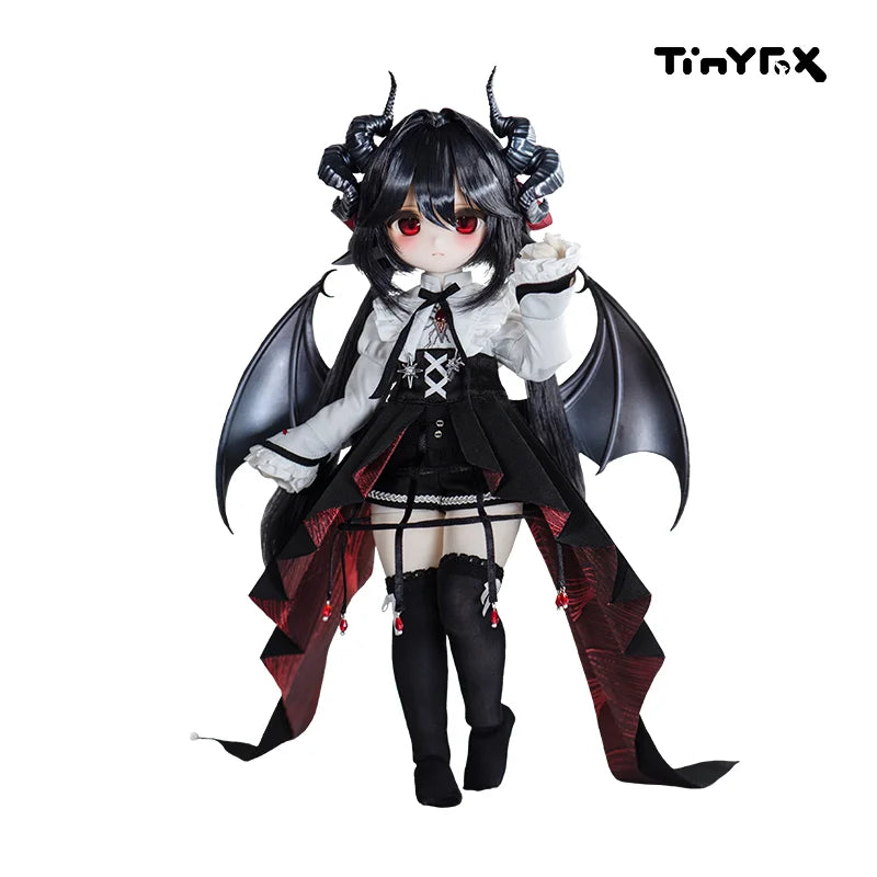 Official Tinyfox Dark God Grafa Mjd 1/6 Scale Articulated Doll Anniversary Style Full Set 2d Collect Model Girl'S Birthday Gift