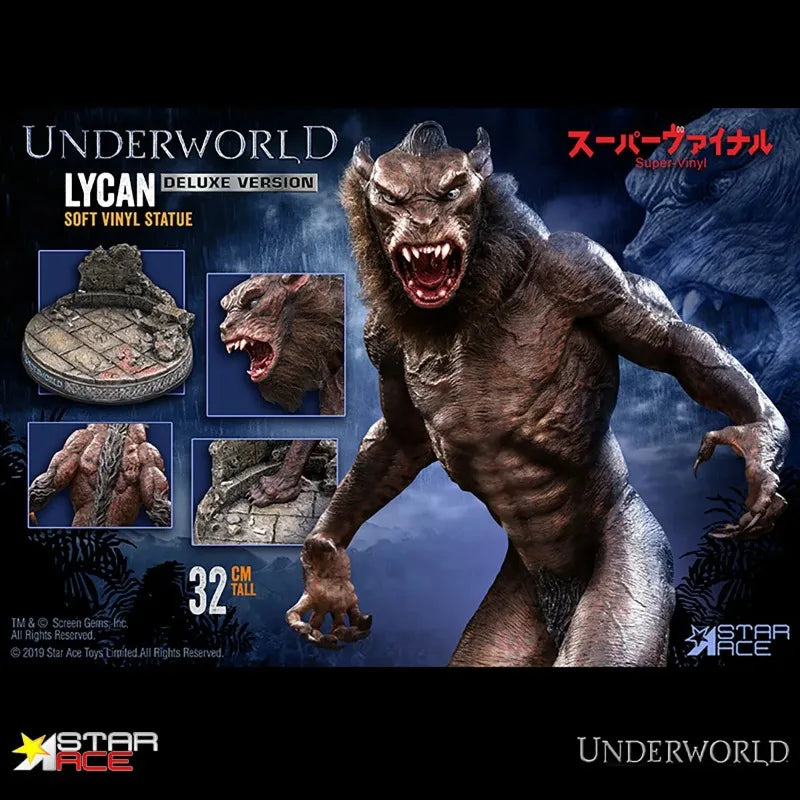 Original StarAce Lycan Underworld 2 SA9004 Werewolves Figure Model Soldier Finished Statue Ornament 32CM Collection Ornament