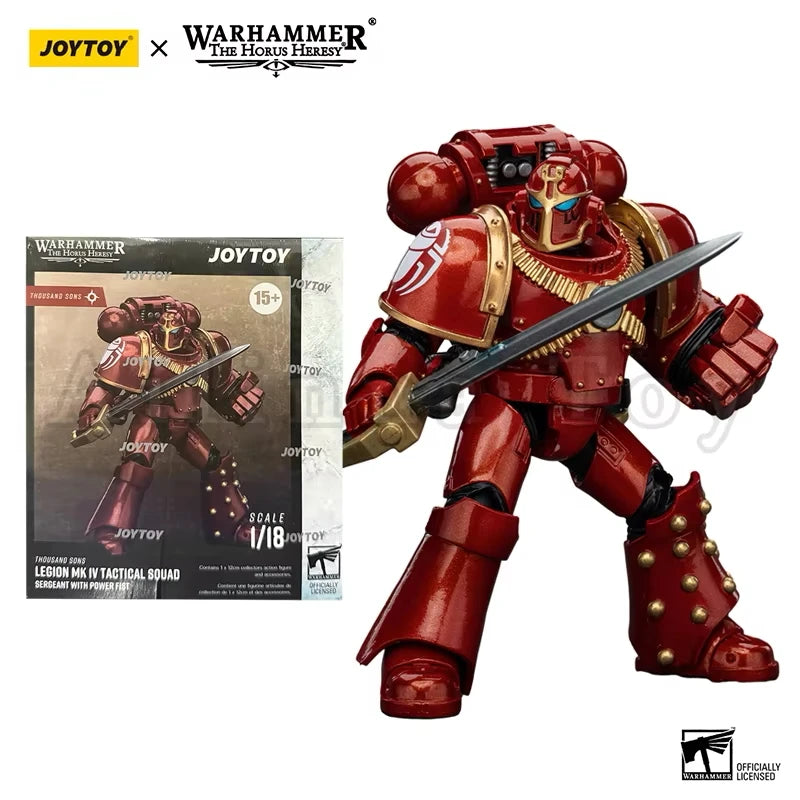 JOYTOY 1/18 Action Figure The Horus Heresy Thousand Sons Legion MK IV Tactical Squad Khenetai Occult Cabal Librarian Consul