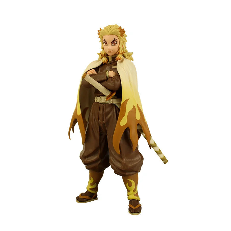 Anime Demon Slayer Kimetsu No Yaiba Sanemi Mitsuri Obanai Muichirou Kyoujurou Tengen PVC Action Figures Model Dolls Toys Gifts