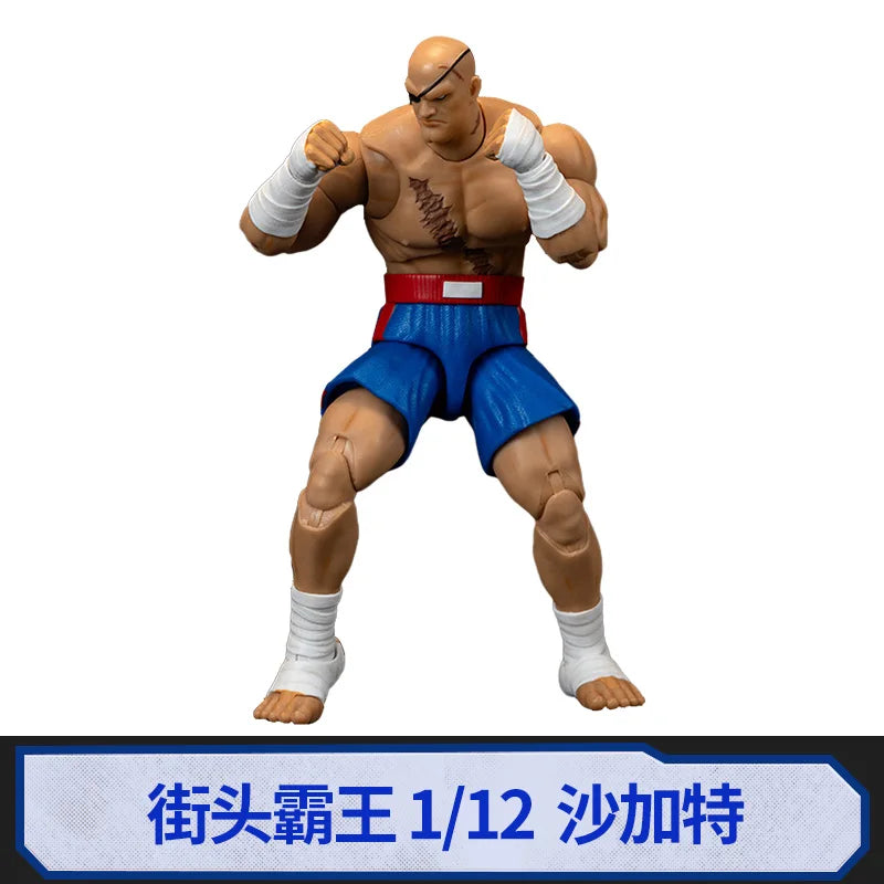 Jada Street Fighter 6 Blanka Sagat Vega Figure Action Model Toy Anime Street Fighter Figurine Doll Collect Ornament Gift Custom
