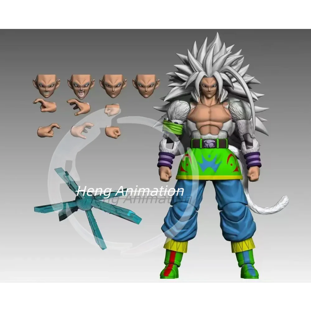 Black Hole Model Super Saiyan Super Five Goku White Hair Super Four Goku Black Hair Can Activity 1/12 SHF Dragon Ball Figure
