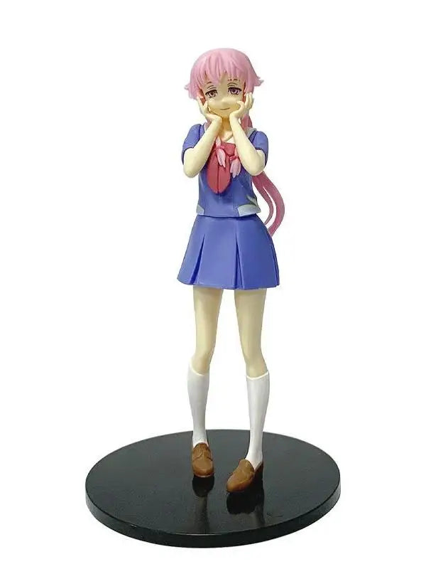 Future Diary REDIAL Anime Figure School Orm Schooirl Model Collectible PVC Static Figure for Fans and Collectors