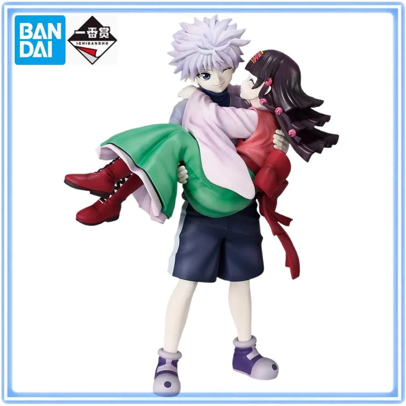 BANDAI Ichiban Kuji HUNTER×HUNTER Cross The X-Day Killua Zoldyck&Alluka Zoldyck MASTERLISE Action Figure Model Collectibles