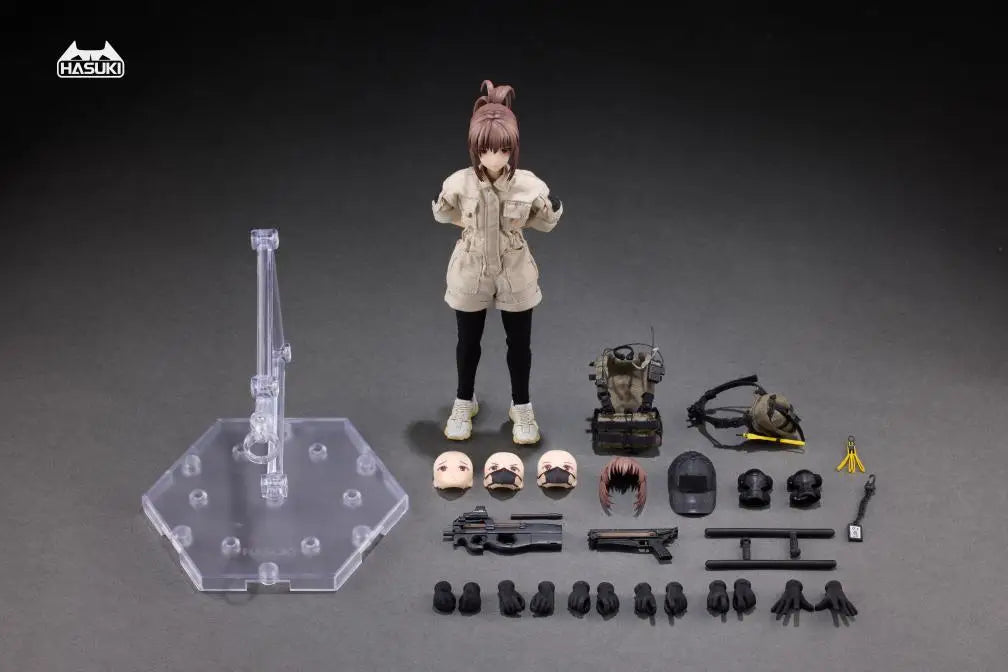[Shipping Quickly] 1/12 Scale Male/Female HASUKI PA006 SA02 PA009 Full Set 6inch  Action Figure Model Toys Collectible