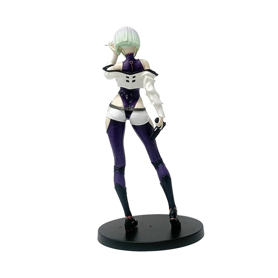 Hot Anime 22cm Cyberpunk：Edgerunners Anime Figure #2077 Super Hacker Edge Walker Lucy Action Figure Collection Model Doll Toys