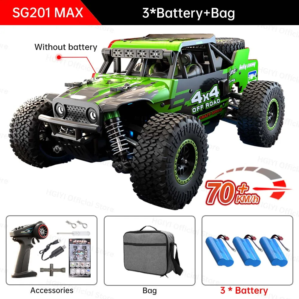 ZLL SG201 MAX 1:20 Високоскоростна състезателна кола за дрифт 70 км/ч безчетков мотор 4WD RC офроуд кола чудовищни ​​камиони играчки за деца подаръци