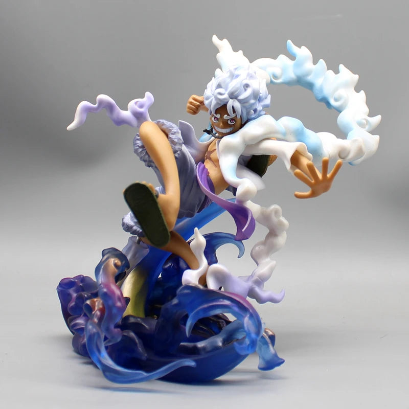 22 см One Piece Monkey D Luffy Аниме Фигурка GK Gear Fifth Nika Sun God Манга Статуя PVC Екшън Фигурка Колекция Модел Играчка Подарък