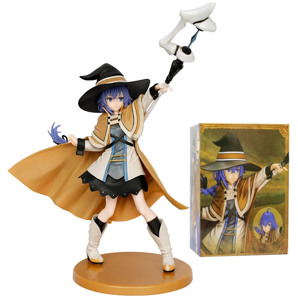 25cm Anime Mushoku Tensei：Jobless Reincarnation Magician Roxy Migurdia  Anime Action Figure Figure PVC Collection Model Doll Toy