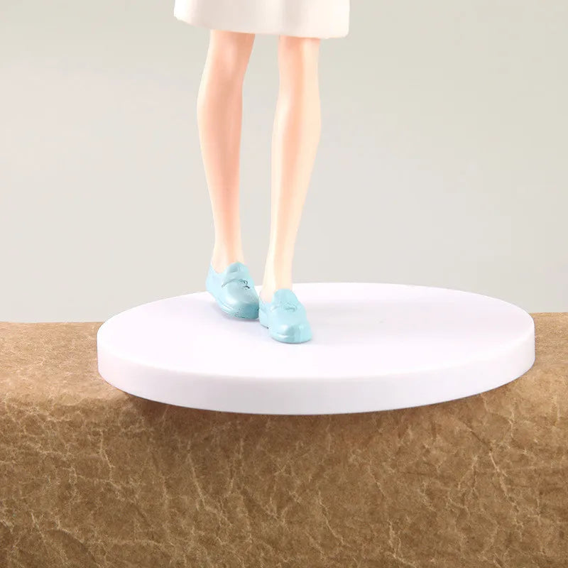 19CM Anime Nurse Nakano Miku Figure The Quintessential Quintuplets Figure Outfit Dress Up Model Cosplay Model Toy Doll Figuine