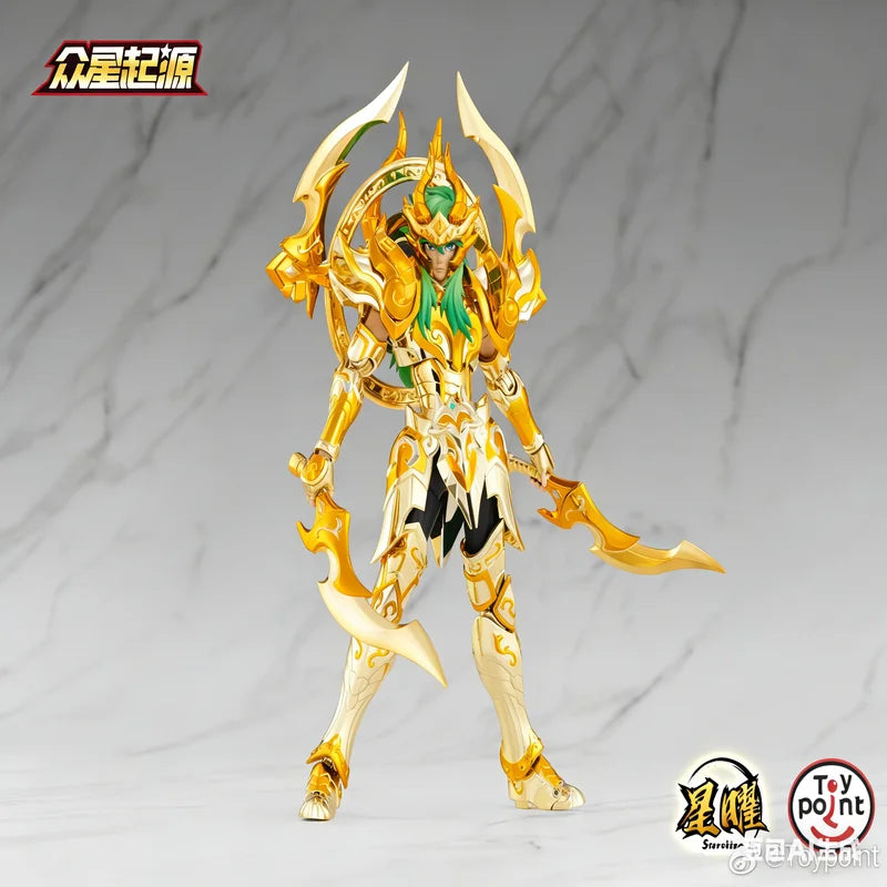 Toypoint/Tp Saint Seiya Action Figure Capricorn Shura Myth Cloth Gold Knights Accessory Model Kit Collectible Level Figurines
