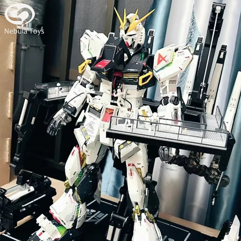 In Stock 1/60 Daban Metal Structure Rx-93 V Action Figures Equipped With Floating Cannon Assembly Model Collect Kid Toys Gifts