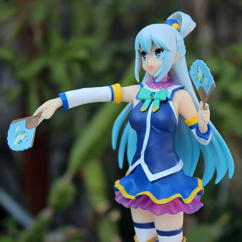 Anime Kono Subarashii Sekai ni Shukufuku o! Aqua Action Figure PVC Sammlung Modell Puppe Hobby Spielzeug Desktop Decrations 20cm