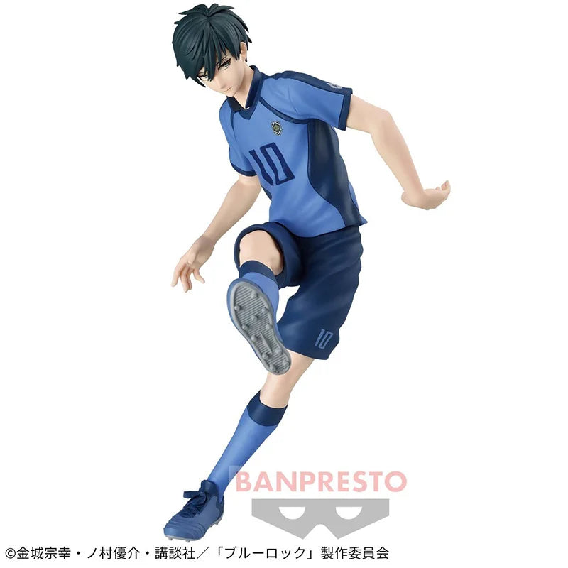 Bandai Original Banpresto Blue Jail Isagi Yoichi Bachira Meguru Chigiri Hyoma Nagi Seishiro Anime Model Figures Collect Toys