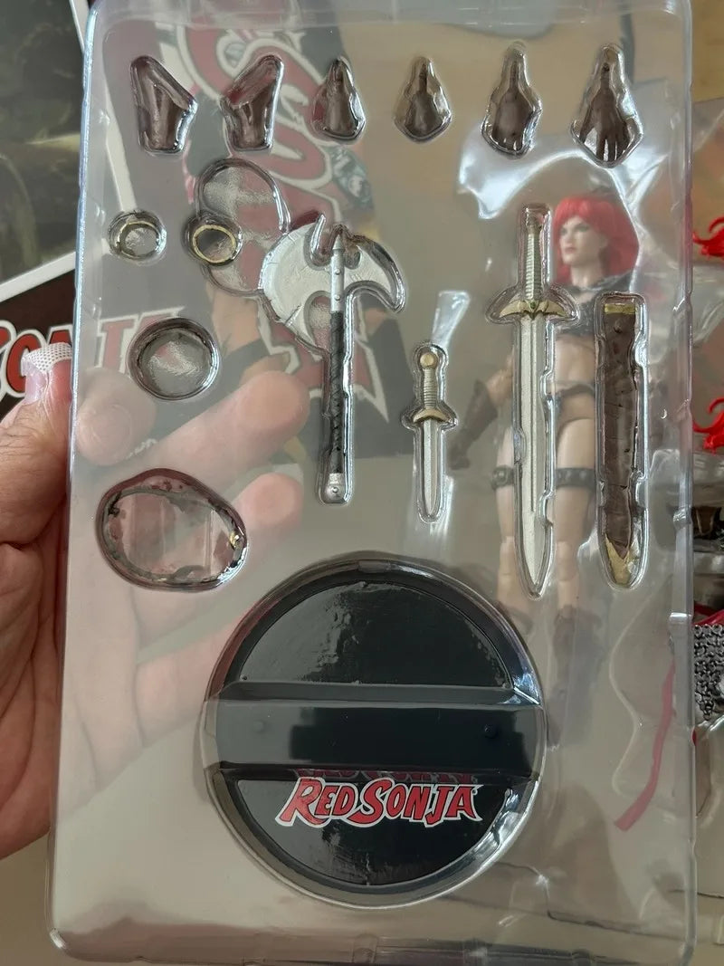 original BFS Boss Fight Studio 1/12 Action Figure Red Sonja 50th Anniversary EPIC H.A.C.K.S. figure toy