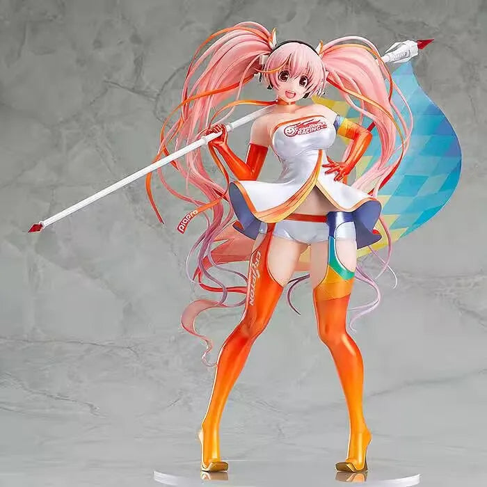In Stock Original Genuine SUPER SONICO Racing Ver Max Factory 2016 Action Figurine 28cm Anime Figure Model Toys Beauties Doll