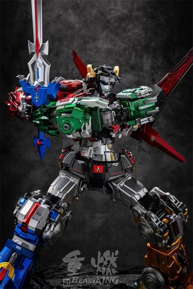 [In Stock] Hot-selling Toy BEASTKING REBORN-01 REBORN01 GoLion Action Figure, No Original Packaging, Boy's Birthday Gift