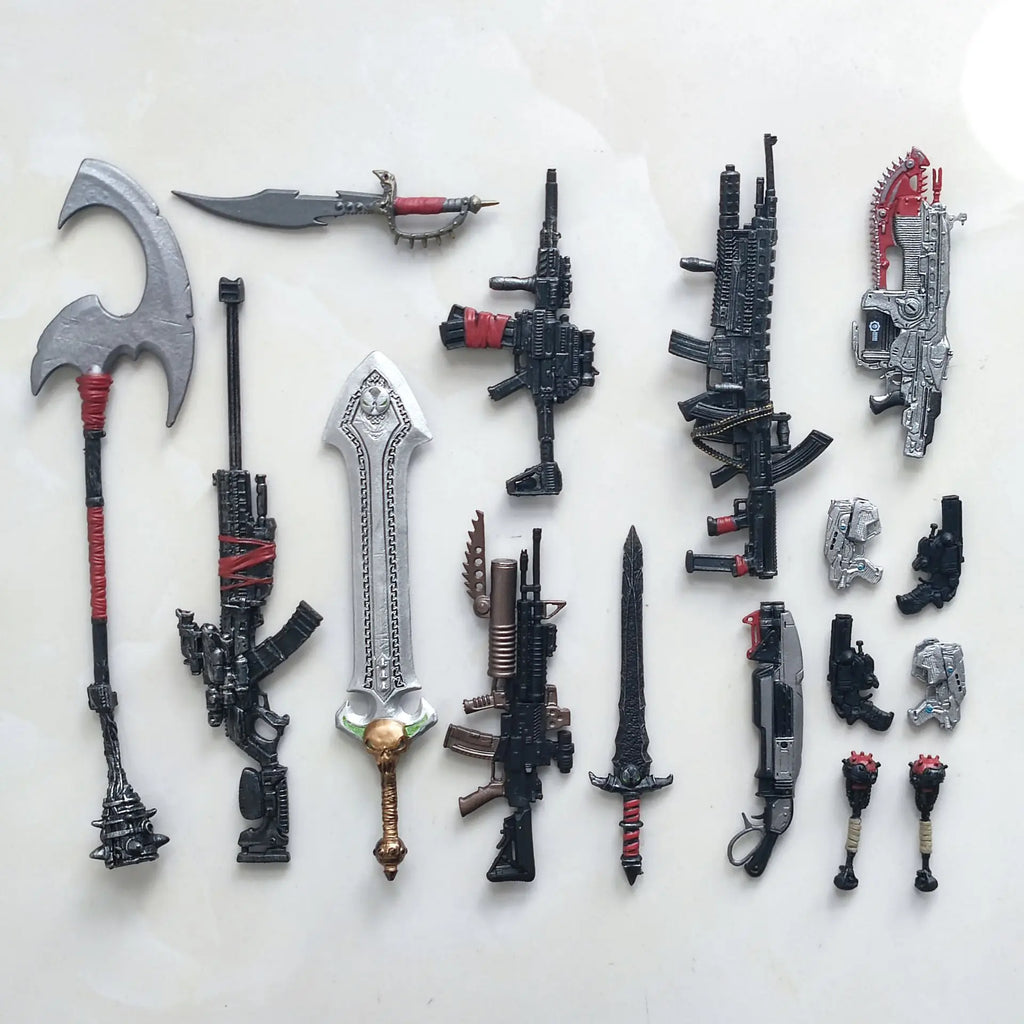 Toy Weapons Accessory Deluxe Pack 4.0 Version for 7" Action Figure