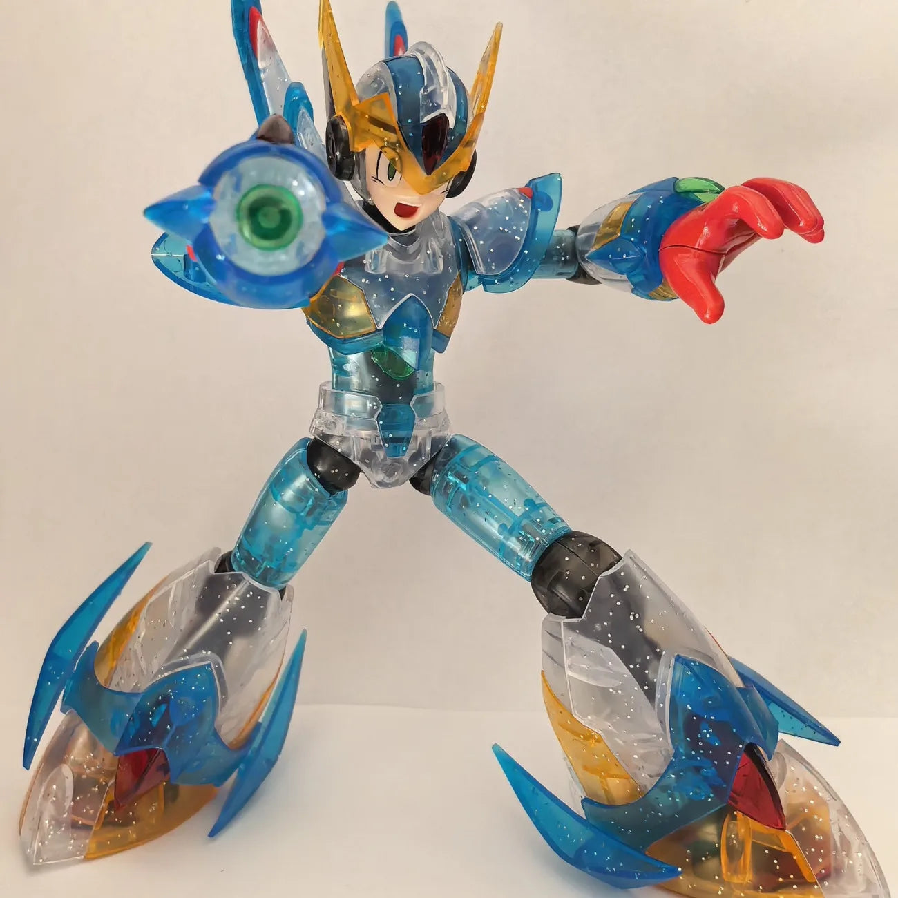 【IN STOCK】New SS Model RockMan X Colour-through Falcon Armor KO KP701 Anime Action Figure Megaman X5 Mega Man Assembly Model Toy