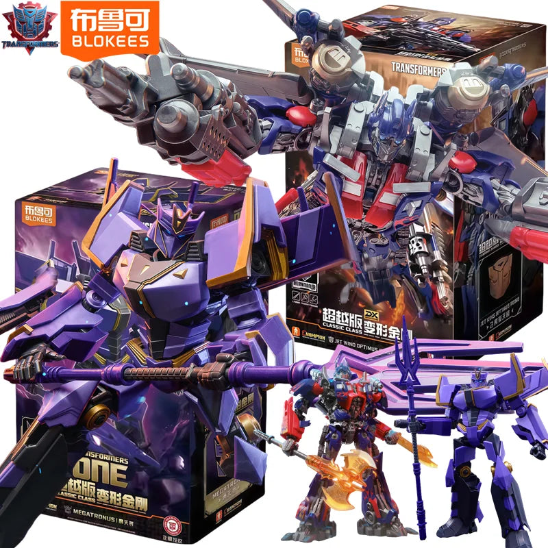 Blokees Transformers Optimus Prime Skyfire The Fallen Primus Megatronus Prime Action Figure IDW Anime JET WING Toys XMAS Gift