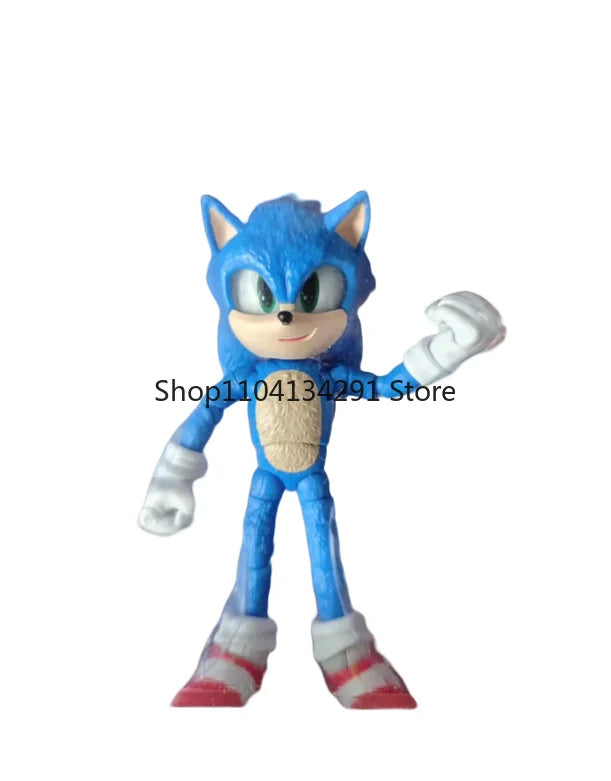Original JAKKS Sonic The Hedgehog 5-inch Articulated Action Figure Collectible - Rare Birthday Gift for Kids