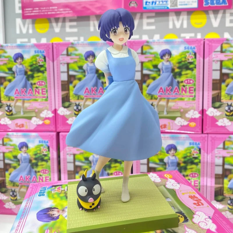 Original 13-18cm Ranma Nibun-No-Ichi  1/2 Ranma Tendou Akane Shampoo Animation Anime Figure Model Desktop Decoration Toys