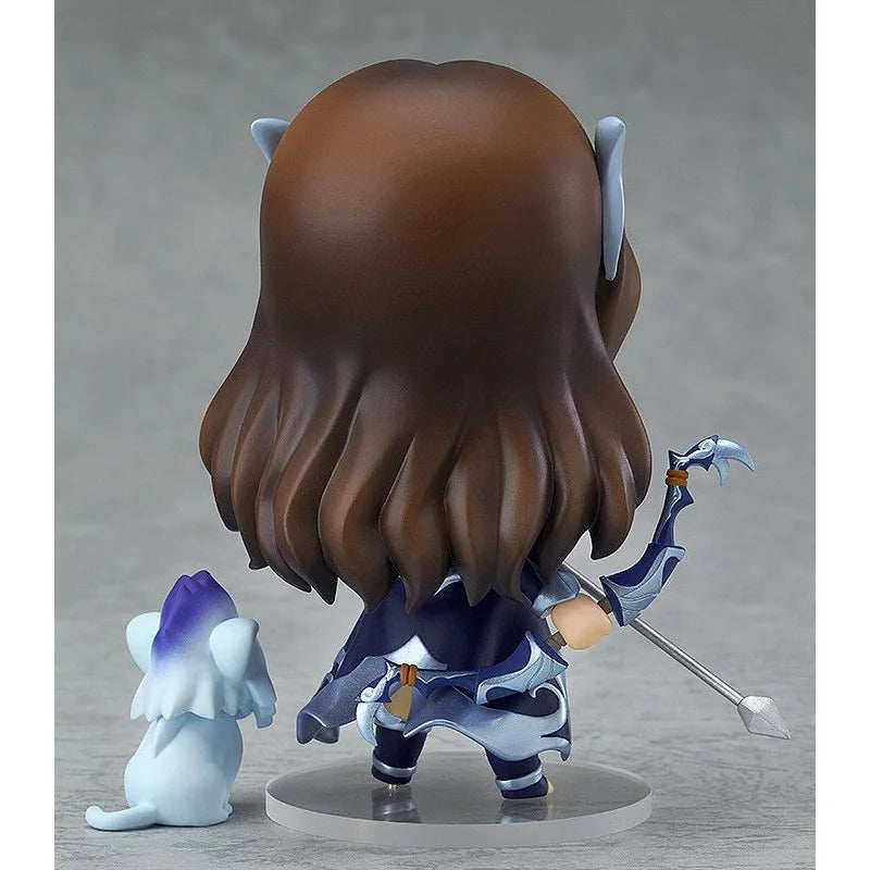 10 cm große GSC Nendoroid 614 DOTA2 Mirana Prinzessin des Mondes, bewegliche Figur mit weißem Tiger, Pfeil und Köcher, Gesichtsplatten, Sammlerstück