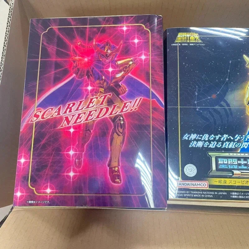In Stock Original Bandai Saint Seiya EX2.0 Saint Cloth Myth Scorpio Movable Figure Toy Gifts for Children