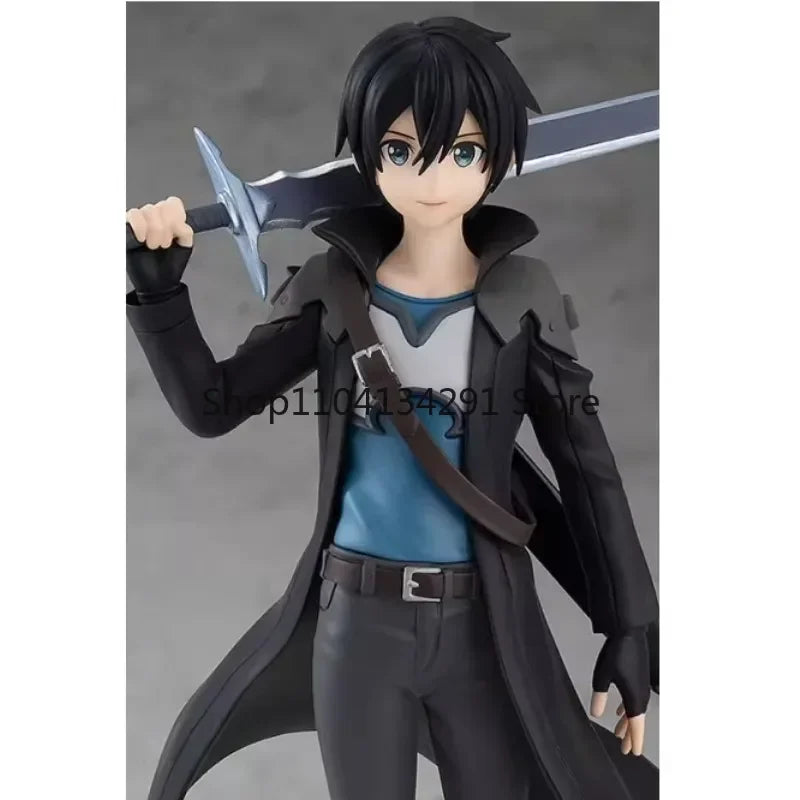 GSC POP UP PARADE Original Sword Art Online Anime Figure Kirito Action Figure Toys for Boys Girls Kids Children Birthday Gifts
